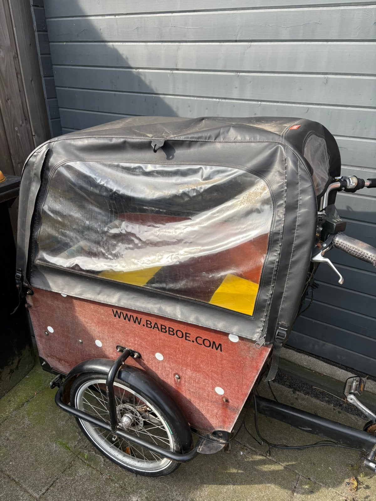 Regentent origineel van babboe voor babboe big, Fietsen en Brommers, Fietsen | Bakfietsen, Ophalen, Gebruikt, 4 kinderen of meer