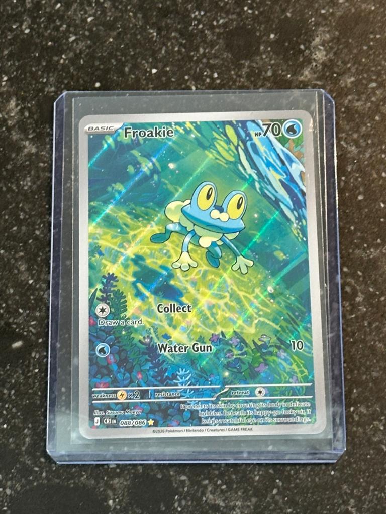 Froakie IR 088/086 Chaos Rising Pokémon Trading kaart, Ophalen of Verzenden, Zo goed als nieuw