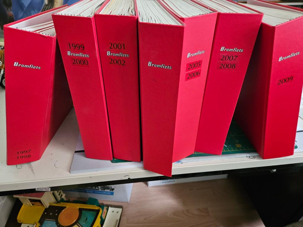 Het blad bromfiet, Ophalen, Gebruikt