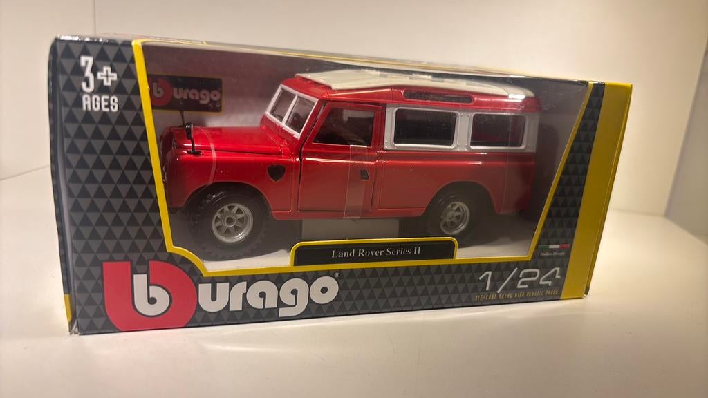 Land rover series 2 Bburago 1.24, Ophalen of Verzenden, Bburago, A, A