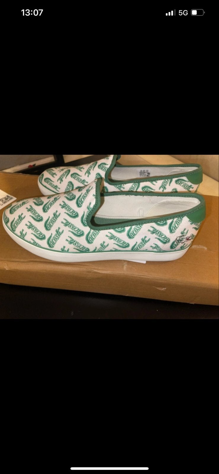 Lacoste instappers heren maat 42.5 - Zo goed als nieuw, Kleding | Heren, Ophalen of Verzenden, Zo goed als nieuw, Wit, Loafers