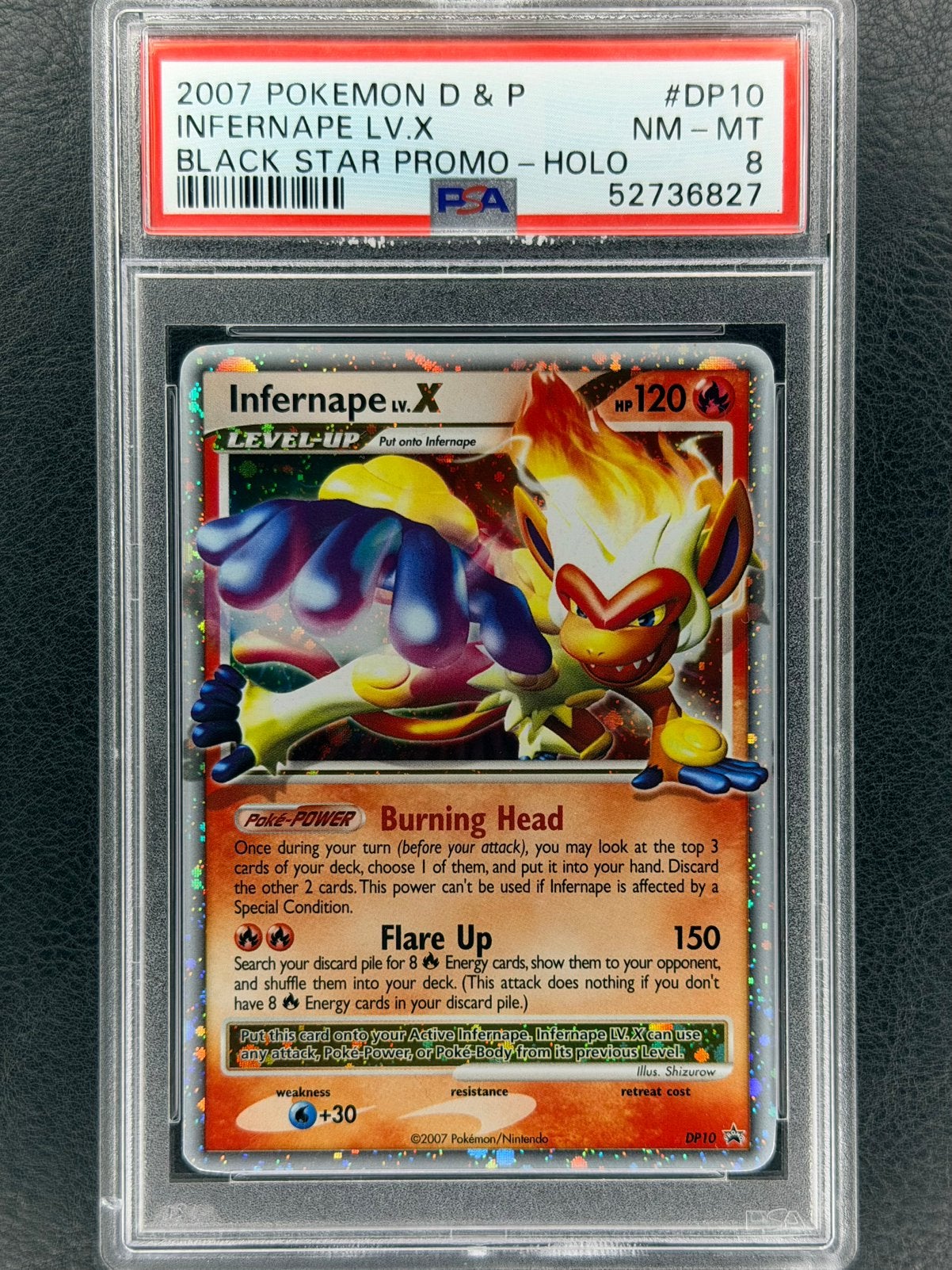 Infernape DP10 Diamond and Pearl Promos PSA 8 (POP142), Hobby en Vrije tijd, Verzamelkaartspellen | Pokémon, Ophalen of Verzenden