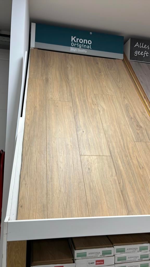 Mooie laminaat vloer., Huis en Inrichting, Stoffering | Vloerbedekking, Ophalen, Nieuw, 75 m² of meer, Laminaat