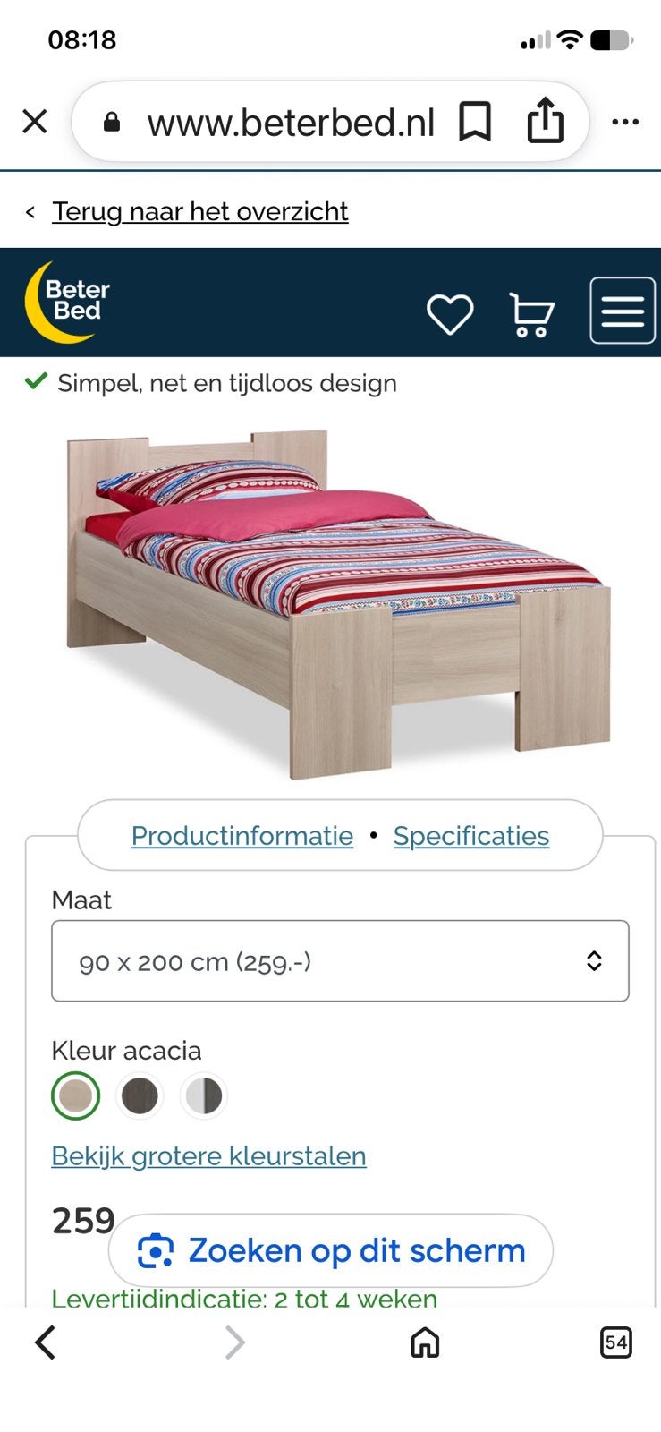Bed/kast en bureau €200 tiener kamer, Ophalen of Verzenden, Zo goed als nieuw, Eenpersoons