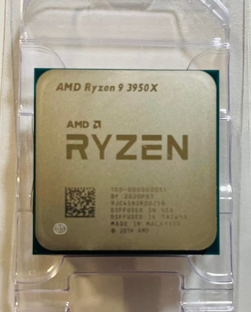 AMD Ryzen 9 3950X 16 cores, Computers en Software, Processors, Ophalen of Verzenden, Zo goed als nieuw, 16-core, 4 Ghz of meer