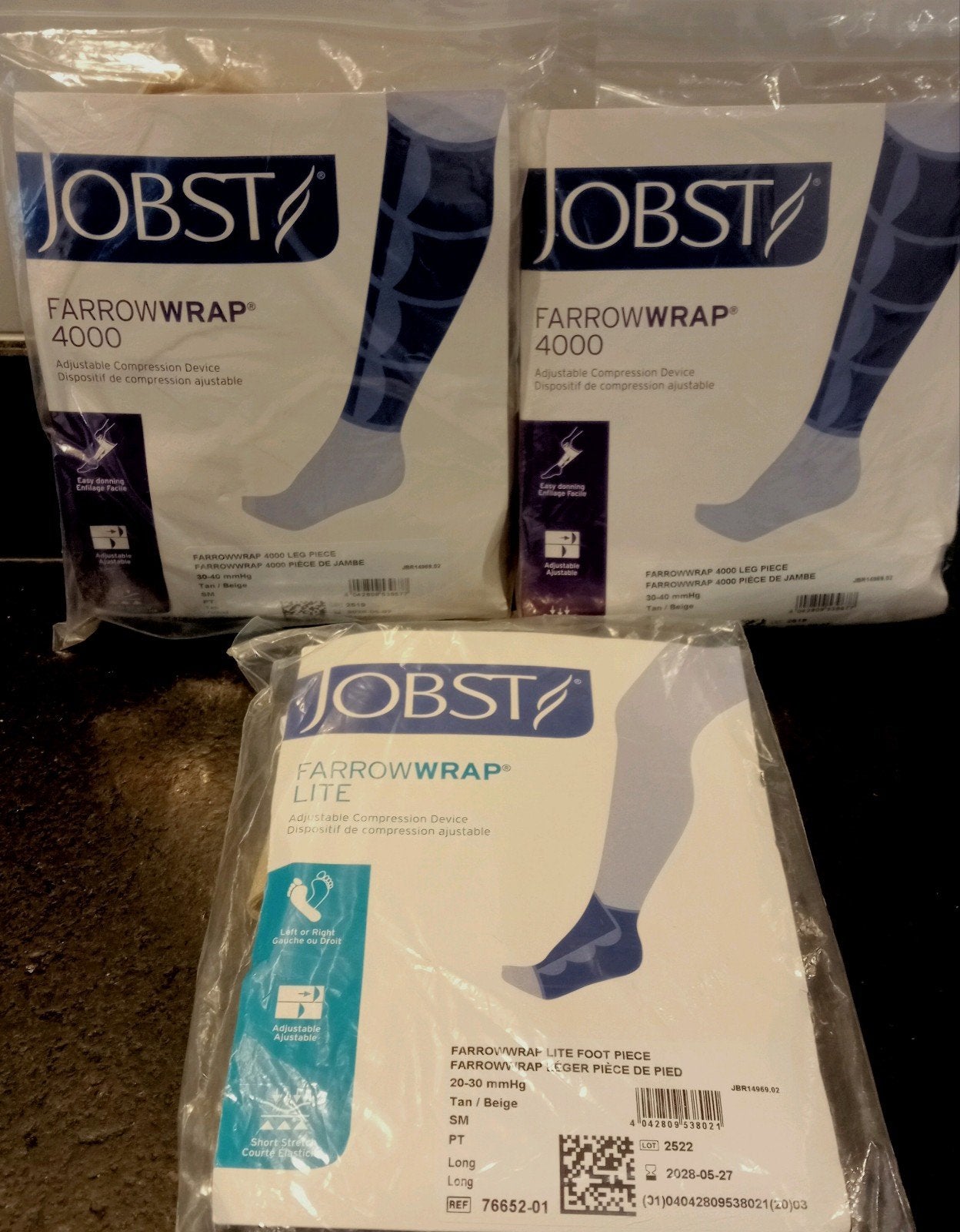 Jobst Nieuwe Steun Artikelen - 2 x Kuit & Kniekousjes & Voet, Diversen, Ophalen of Verzenden, Nieuw