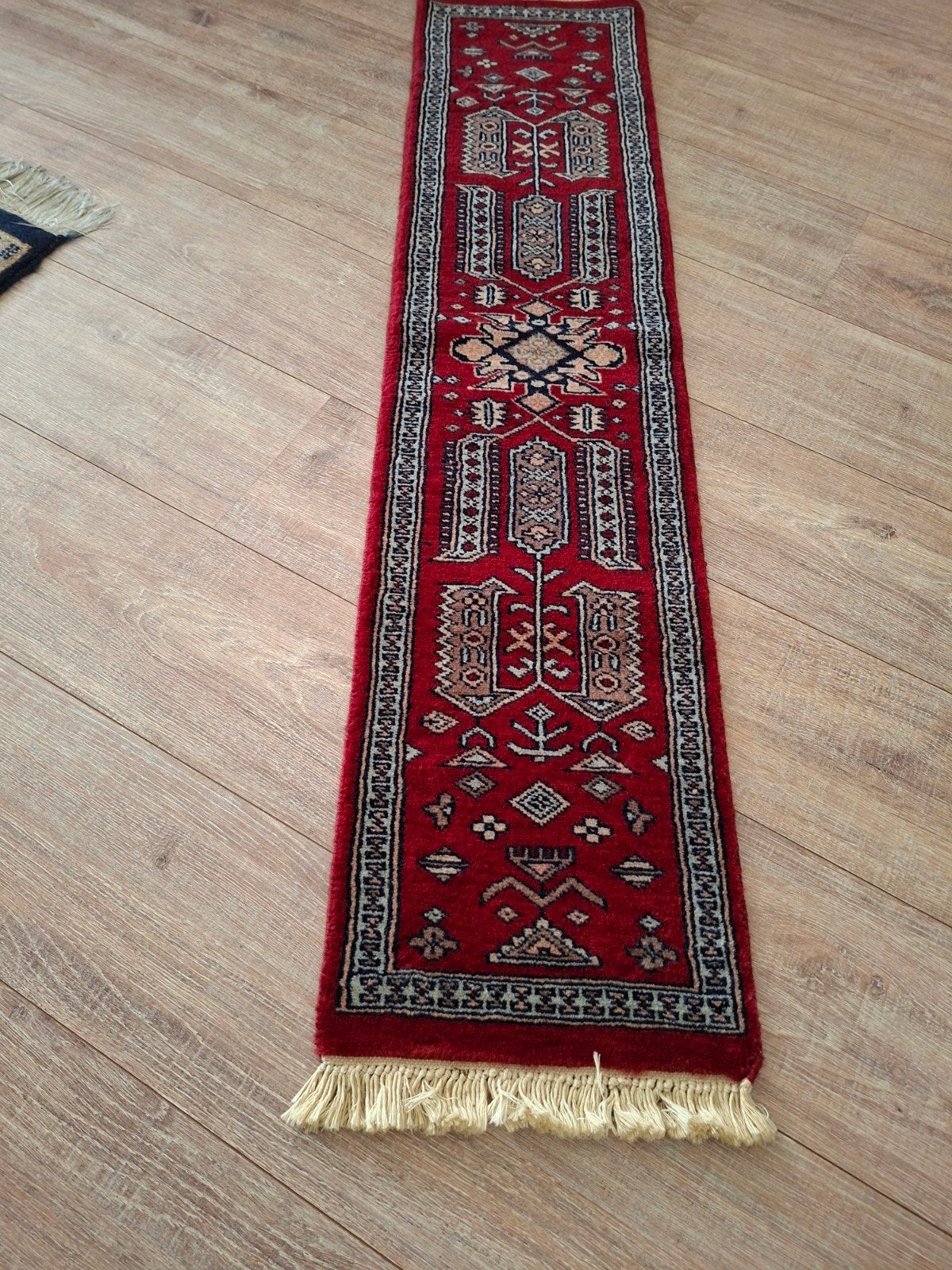 Perzische wollen loper 1.40 x 35 cm, Ophalen, Zo goed als nieuw, Rechthoekig, 50 tot 100 cm