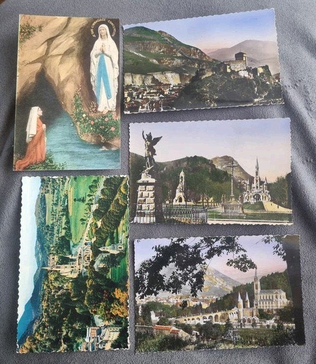 Lourdes, Frankrijk perfecte staat uit ong 1935 of ouder, Ophalen of Verzenden, Voor 1920, Ongelopen, Cultuur en Media