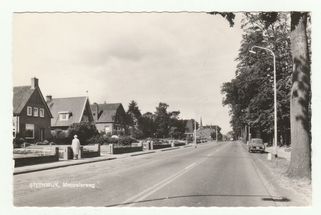 Steenwijk - Meppelerweg, Ophalen of Verzenden, 1960 tot 1980, Ongelopen, Overijssel