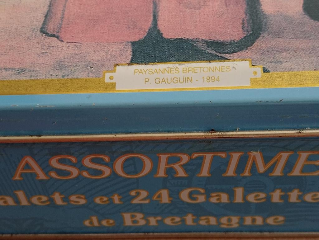Paul Gauguin Koektrommel Bretagne, Ophalen of Verzenden, Zo goed als nieuw, Koek(jes)