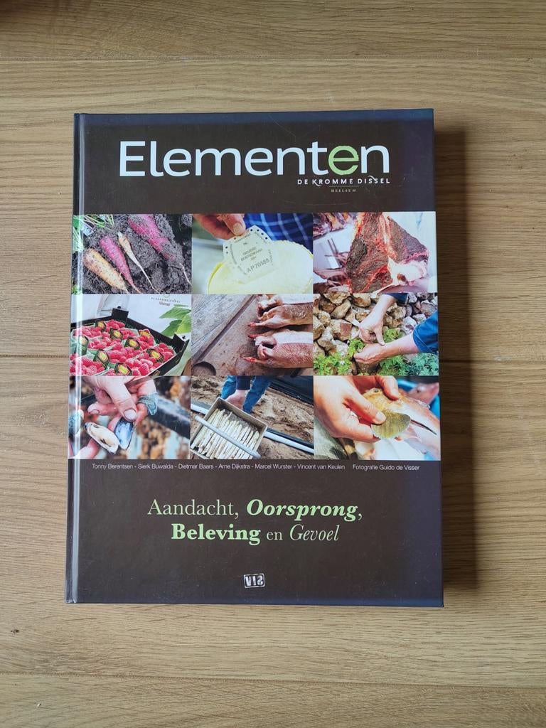 Kookboek Elementen van restaurant Kromme Dissel, Boeken, Kookboeken, Italië, Ophalen of Verzenden, Zo goed als nieuw, Marcel Wurster; Vincent van Keulen; Dietmar Baars; Sierk Buwa...