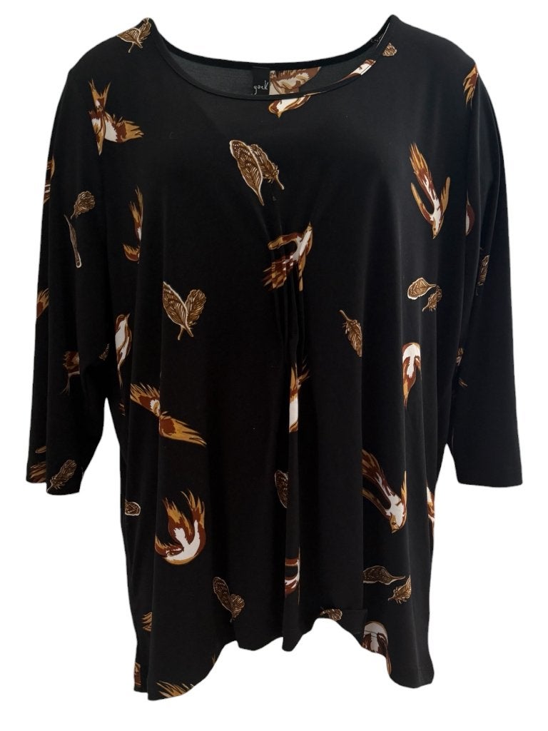 Yoek shirt XL, Zwart, Zo goed als nieuw, Shirt of Top, Ophalen of Verzenden