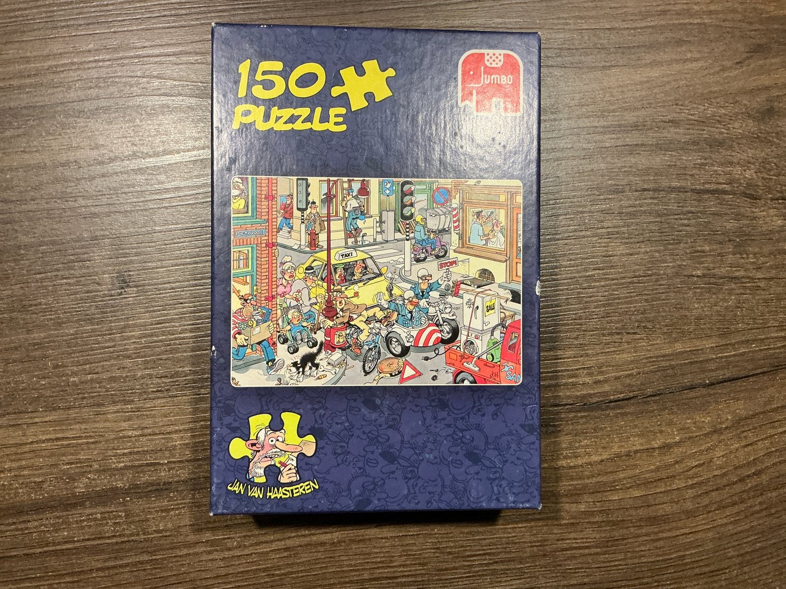 Jan van Haasteren puzzel “Opzij!” van 150 stukjes (KWF), Ophalen of Verzenden, Minder dan 500 stukjes, Zo goed als nieuw
