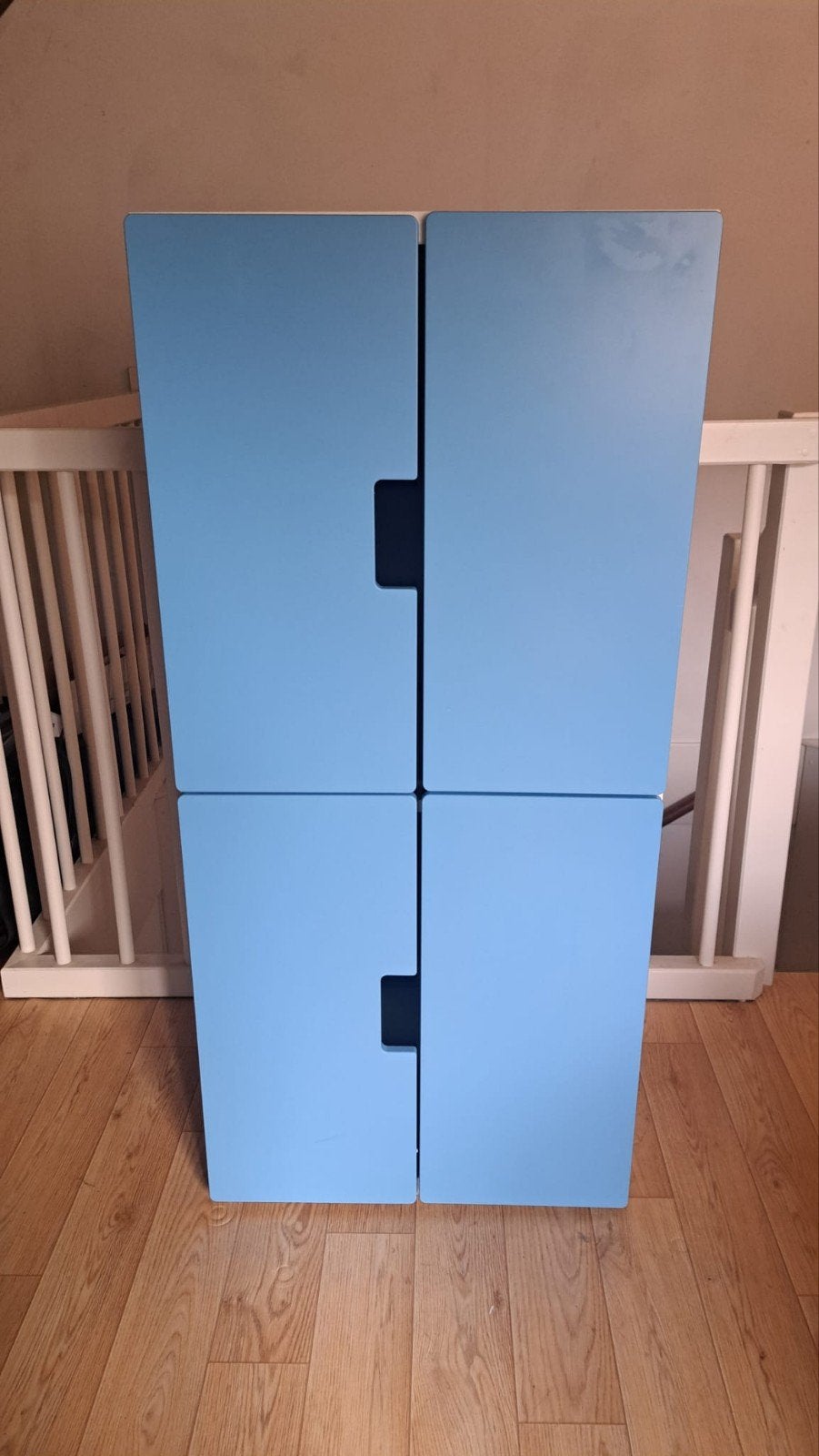 Blauwe kinderkamer met 4 onderdelen, Ophalen, 50 tot 70 cm, 105 cm of meer, Zo goed als nieuw