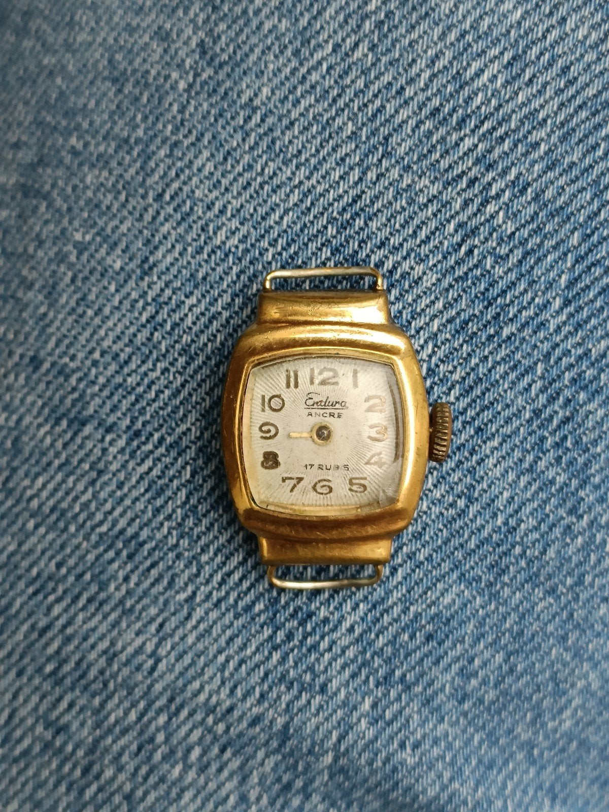 Vintage Endura dameshorloge uit de jaren '50 of '60, Ophalen of Verzenden, Polshorloge, 1930 tot 1960