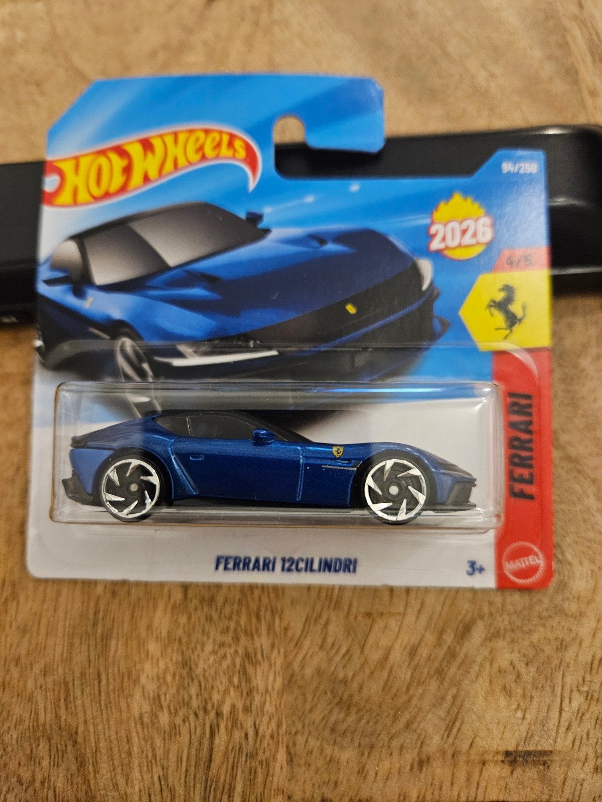 Hotwheels Ferrari 12cilindri Blauw Nieuw, Ophalen of Verzenden, Nieuw, Auto