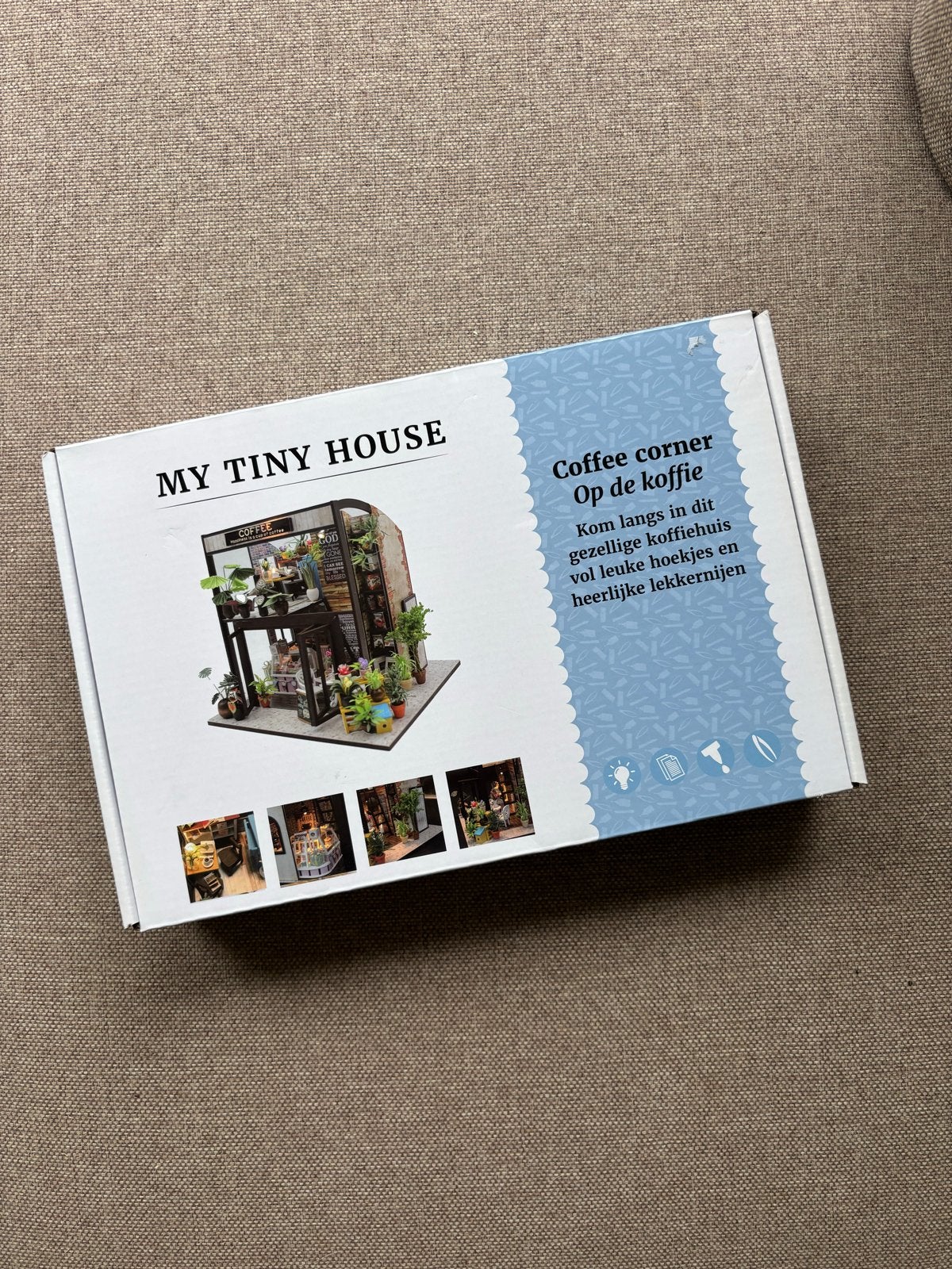 My Tiny House - Coffee Corner Miniatuur Bouwpakket, Hobby en Vrije tijd, Overige merken, 1:50 of kleiner, Overige typen, Nieuw