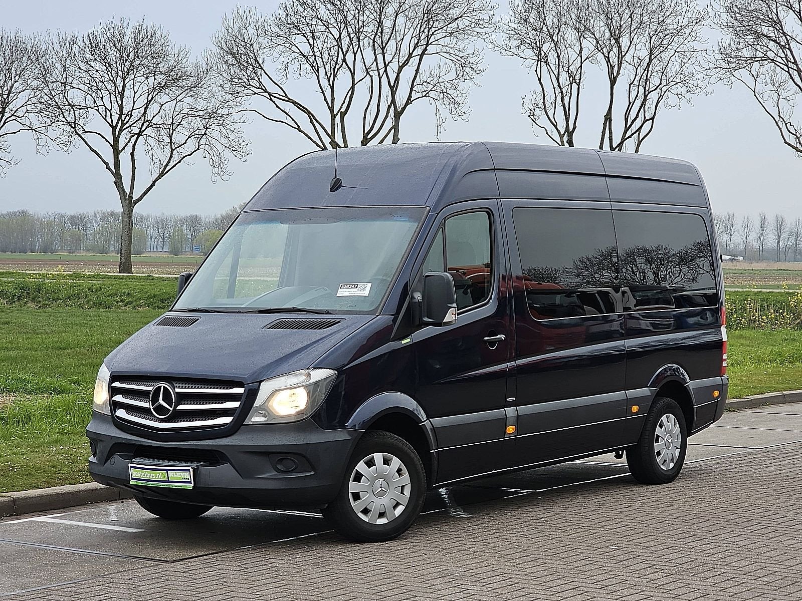 MERCEDES-BENZ SPRINTER 213 ac 9-pers euro6, Gebruikt, Euro 6, 129 pk, Blauw