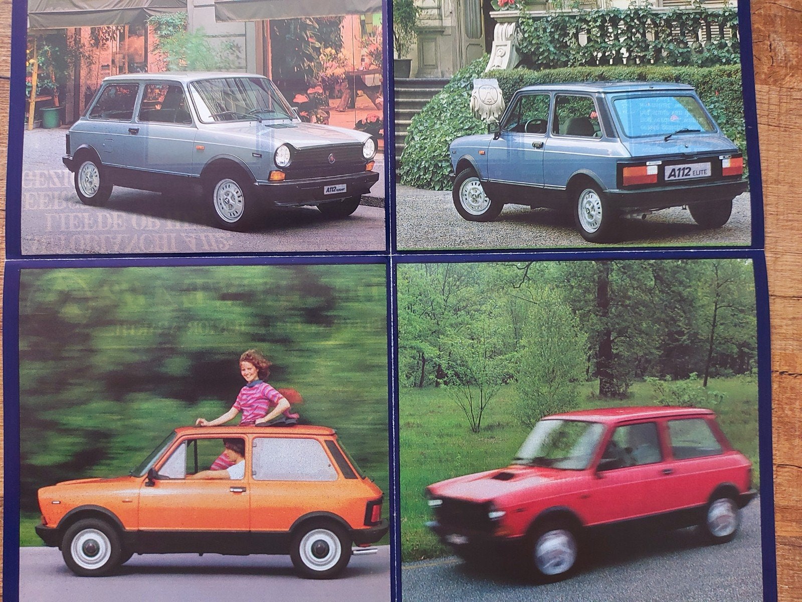 keurige Autobianchi A112 folder NL o.a. Abarth, Ophalen of Verzenden, Zo goed als nieuw, Overige merken