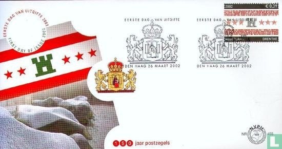 FDC E455 Provinciezegel Drenthe 2002 NL onbeschreven, Postzegels en Munten, Postzegels | Eerstedagenveloppen, Ophalen of Verzenden