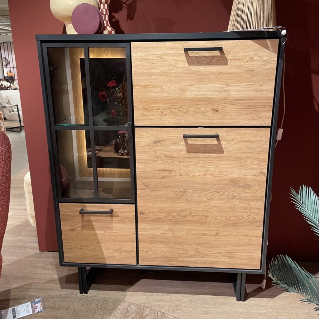 Avalon Highboard Met Ledverlichting 120x150 - Henders &, Niet ingevuld, Niet ingevuld, Niet ingevuld