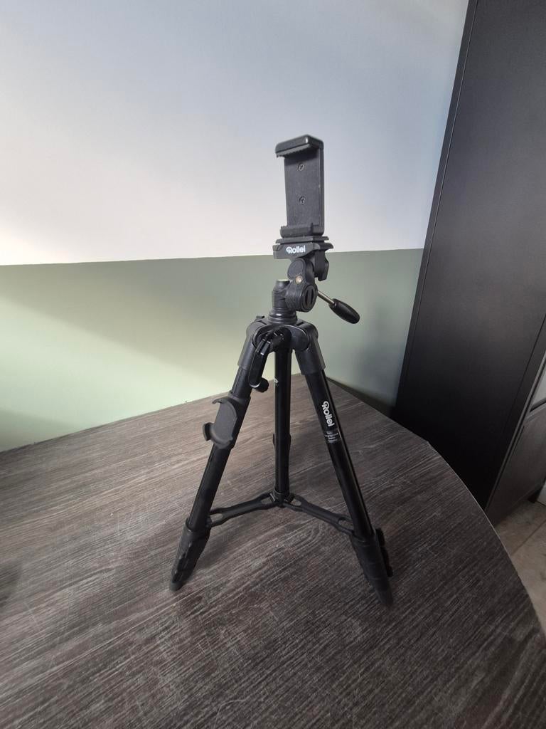 Rollei foto/camera statief, Ophalen of Verzenden, Zo goed als nieuw, Minder dan 150 cm, Driepoot