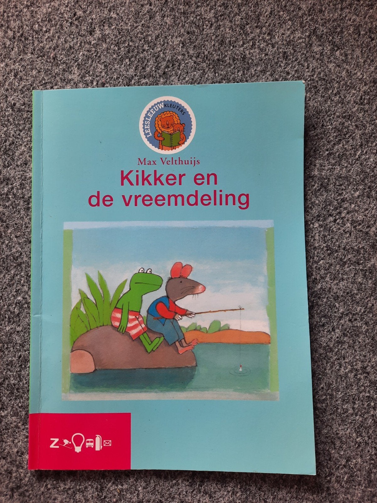 Kikker en de vreemdeling - Max Velthuijs Leesleeuw Kleuters, 5 of 6 jaar, Fictie algemeen, Max Velthuijs, Jongen of Meisje