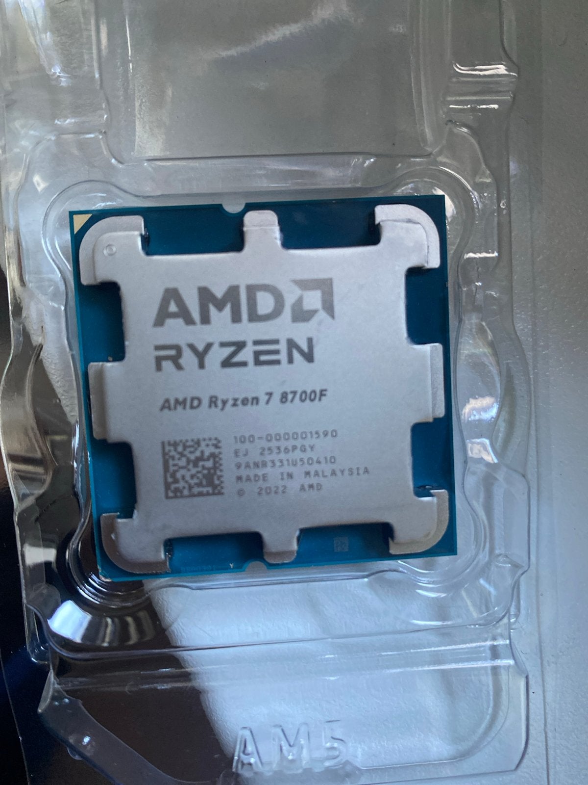 AMD Ryzen 7 8700F Processor - zo goed als nieuw, Ophalen of Verzenden, Nieuw, 8-core, 4 Ghz of meer