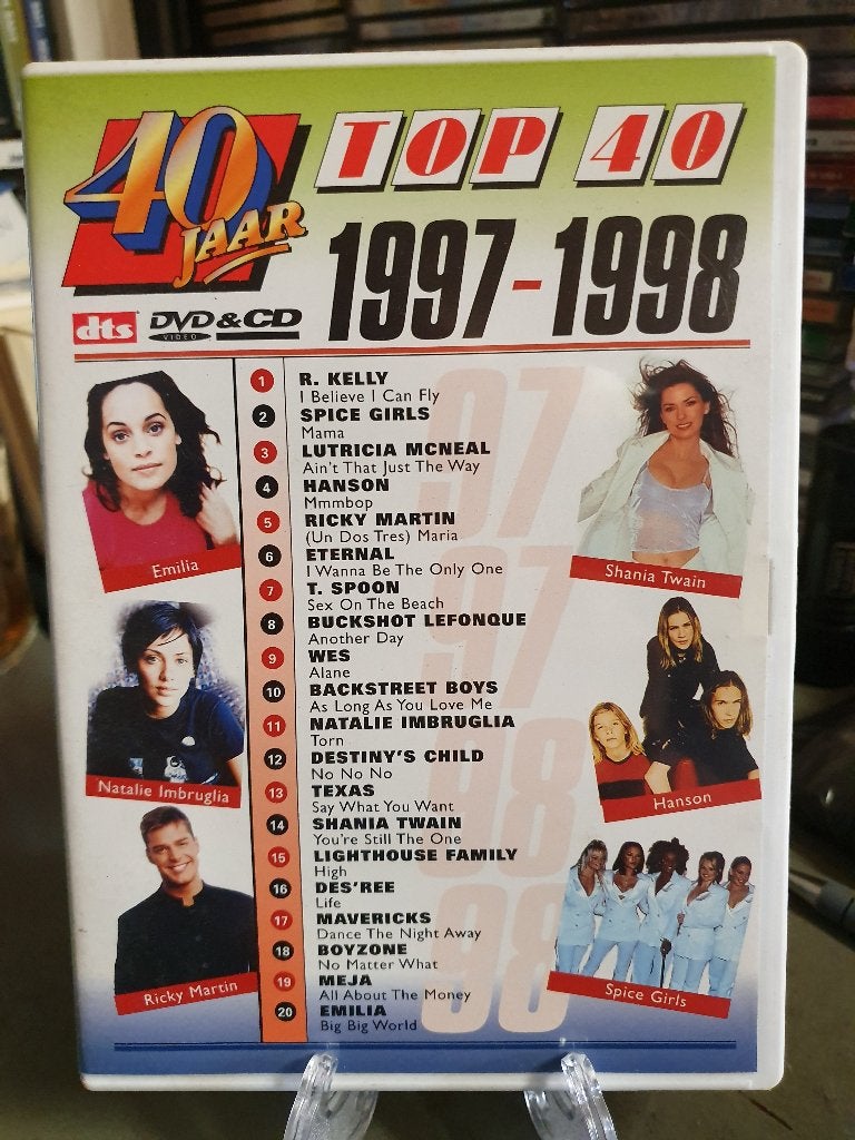 40 jaar Top 40 1997-1998 DVD+CD, Cd's en Dvd's, Alle leeftijden, Ophalen, Zo goed als nieuw