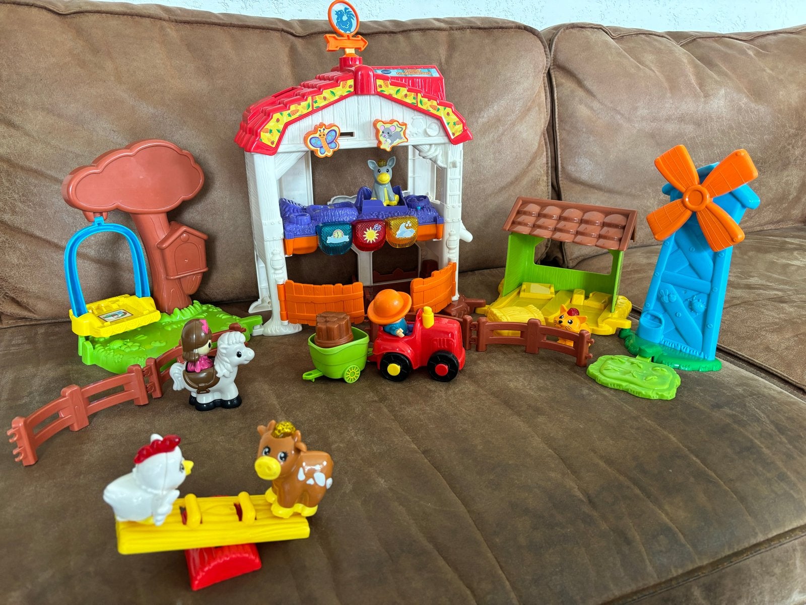 Vtech vrolijke dierenboerderij, Ophalen of Verzenden, Zo goed als nieuw, Jongen of Meisje