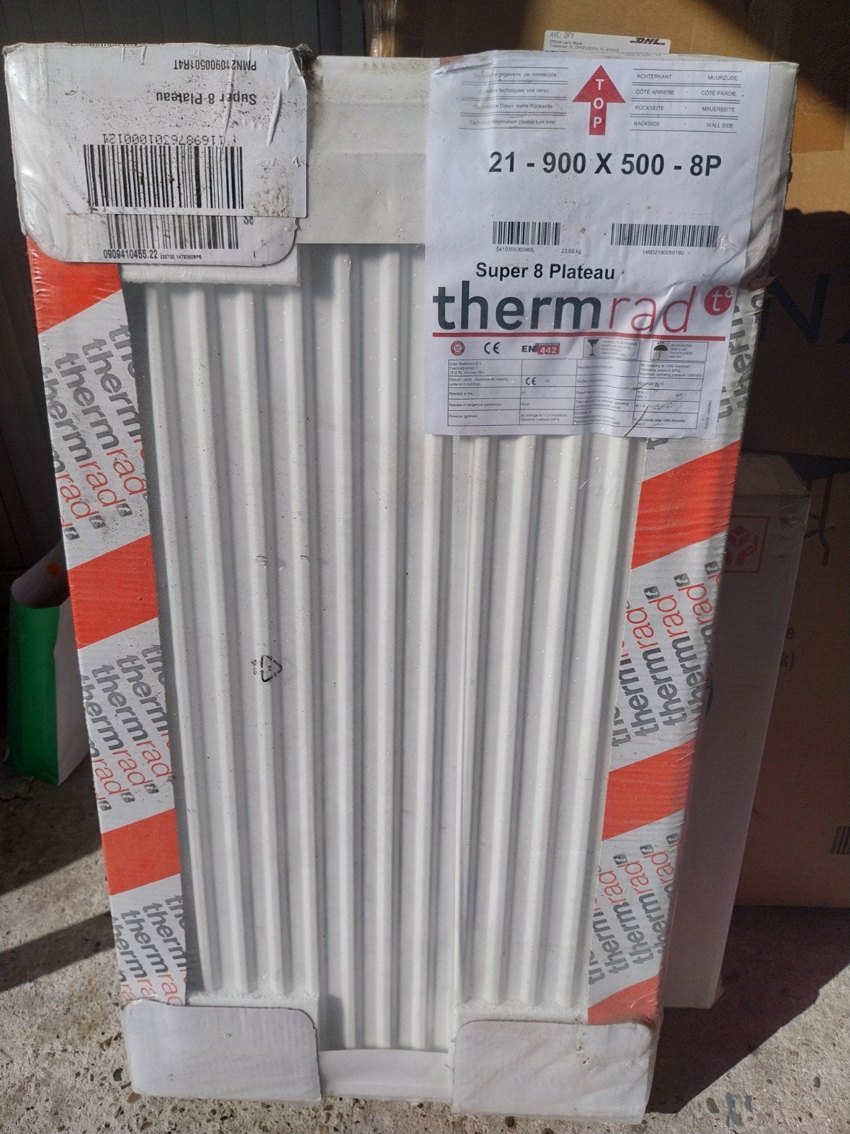Thermrad Super 8 Plateau radiator 900x500mm, Ophalen, 30 tot 80 cm, Radiator, Nieuw