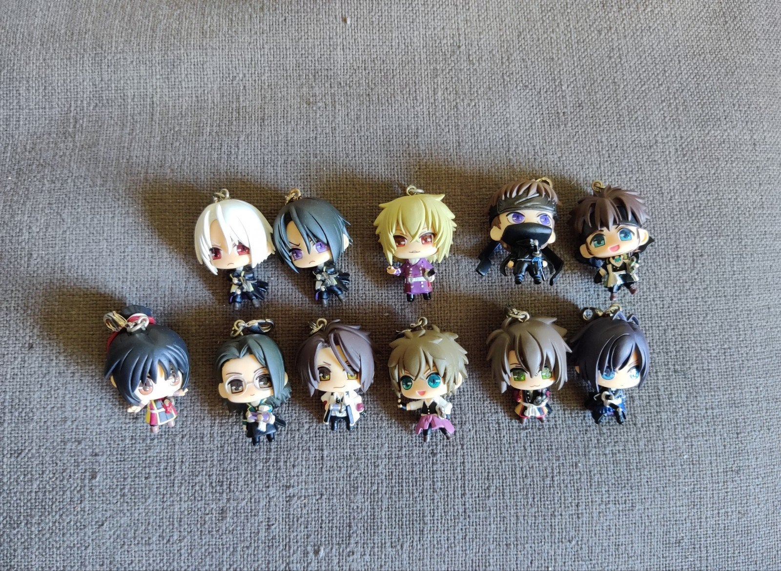 Hakuouki Shinsengumi keychain set of 11 anime figure, Ophalen of Verzenden, Nieuw
