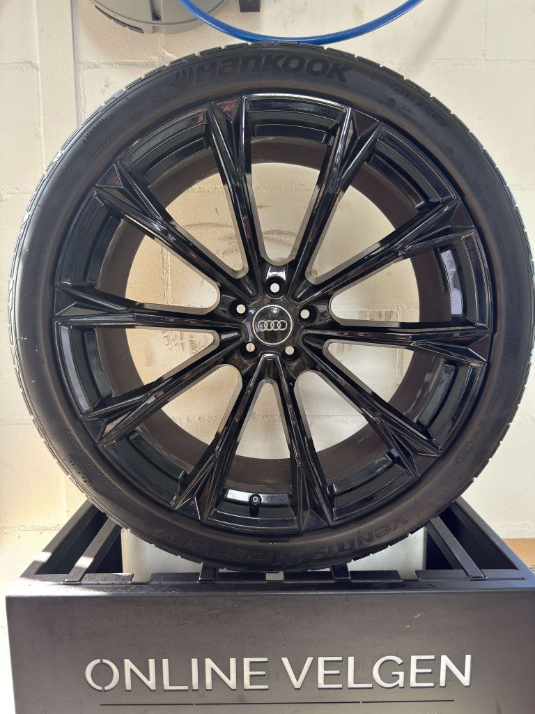 Set 23 inch GMP 5x112 velgen + banden Audi Q8 Audi SQ8, Niet ingevuld, Gebruikt, 285 mm, Banden en Velgen