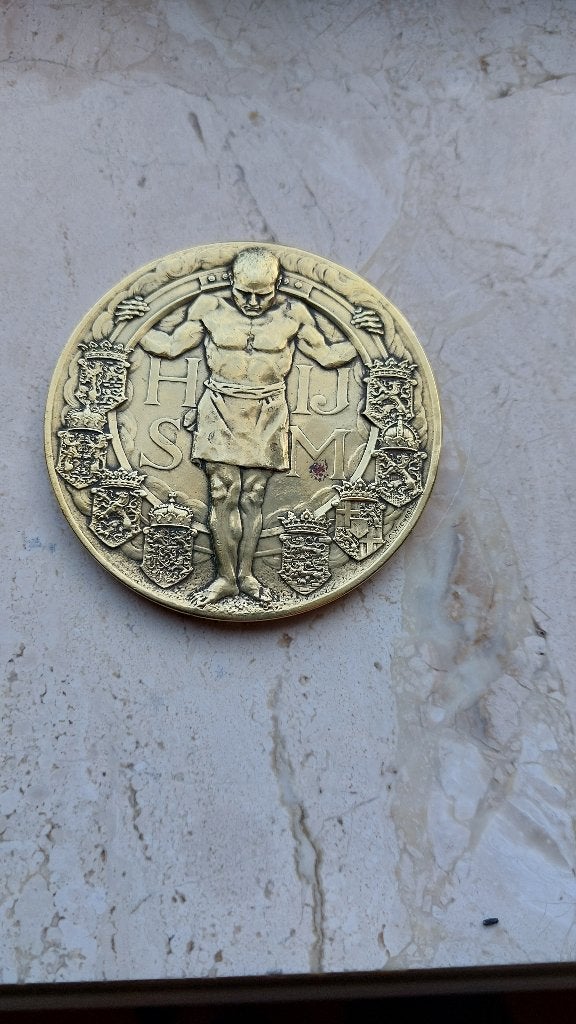 gedenkpenning, Ophalen of Verzenden, Brons, Nederland