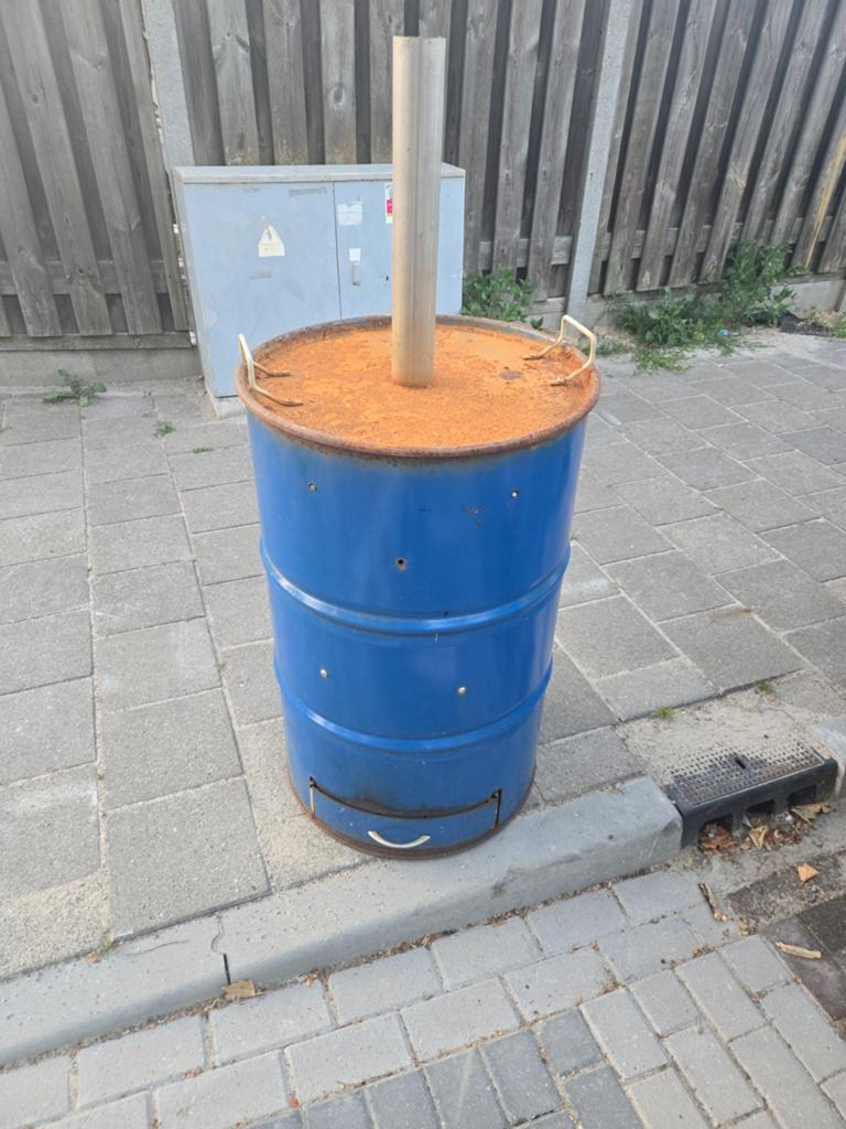 Rookton voor paling en andere vis, Ophalen of Verzenden, Gebruikt, Handgemaakt
