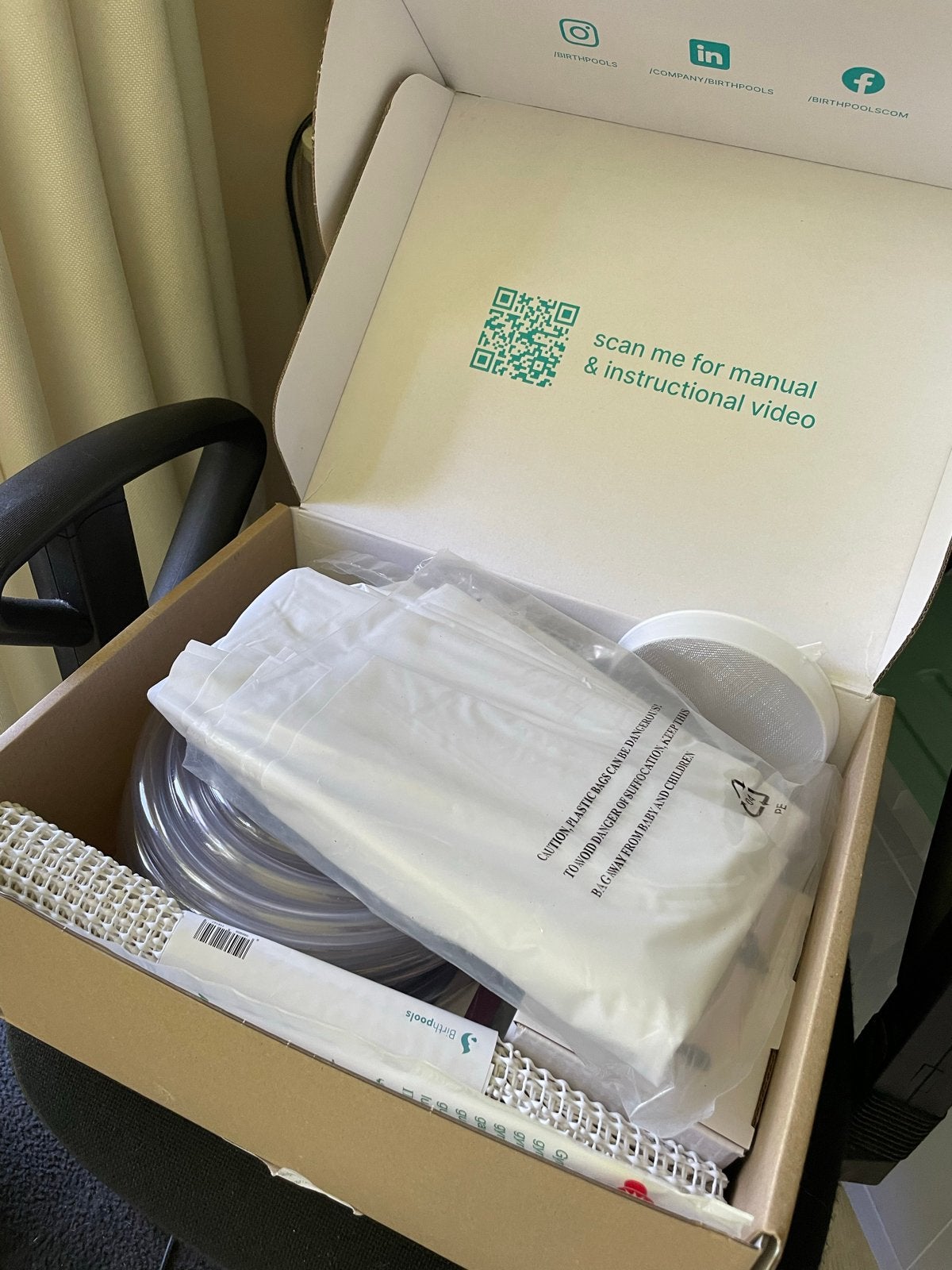 Birthpools Premium Waterbevallingspakket Thuisbevalling, Ophalen of Verzenden, Nieuw