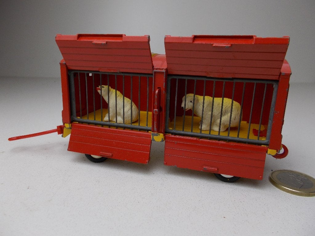 1962 Corgi MajorToys 1123 CHIPPERFIELDS ANIMAL CAGE (-G-)