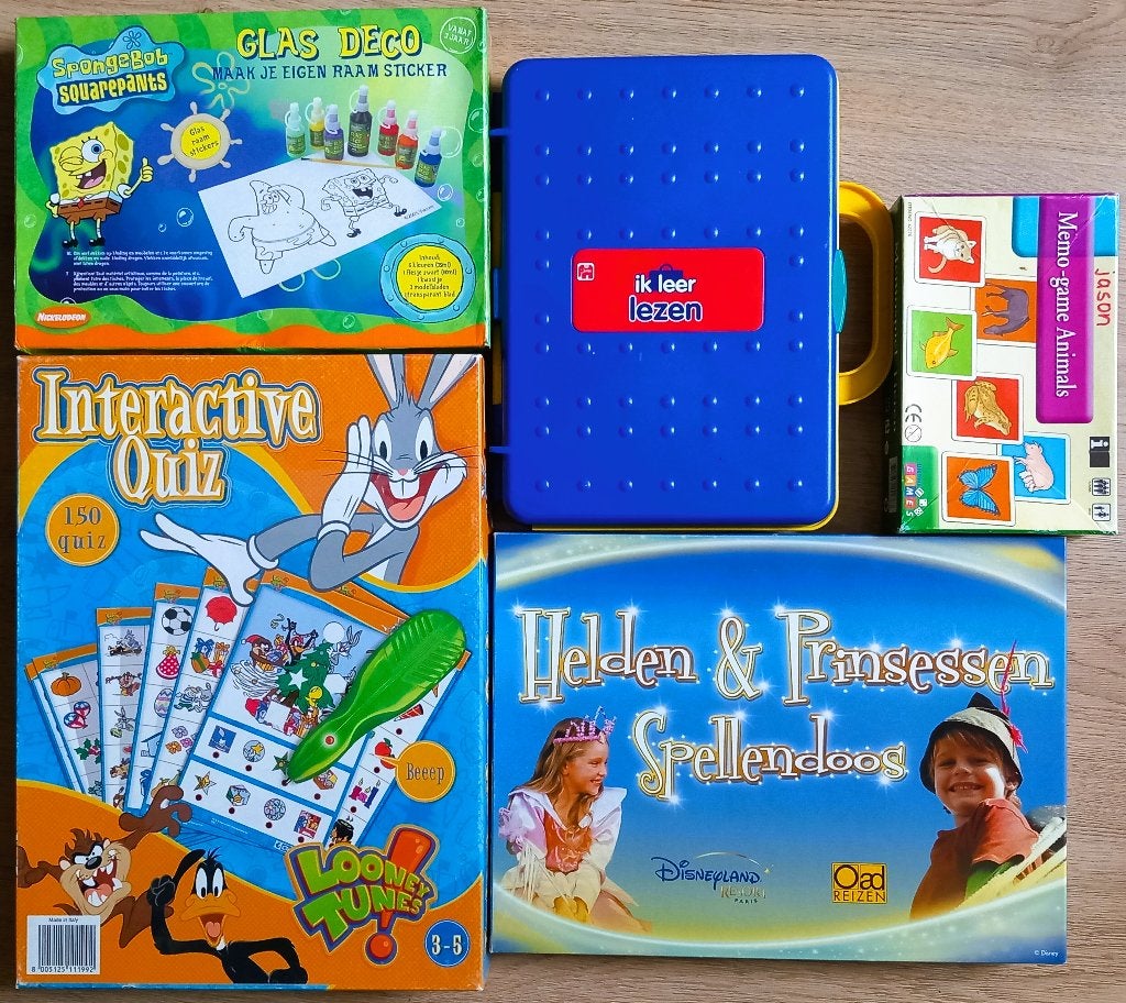 Spellenpakket F - 5 dozen [S-25], Een of twee spelers, Ophalen