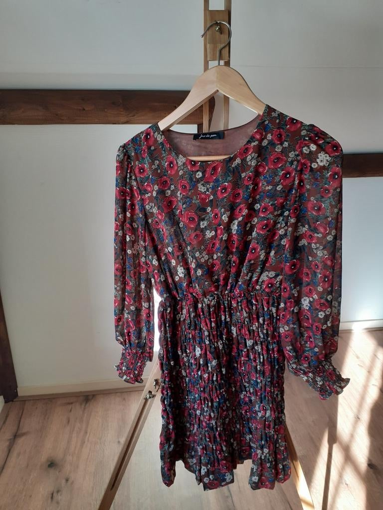 Bloemenjurkje, Ophalen of Verzenden, Zo goed als nieuw, Maat 38/40 (M)