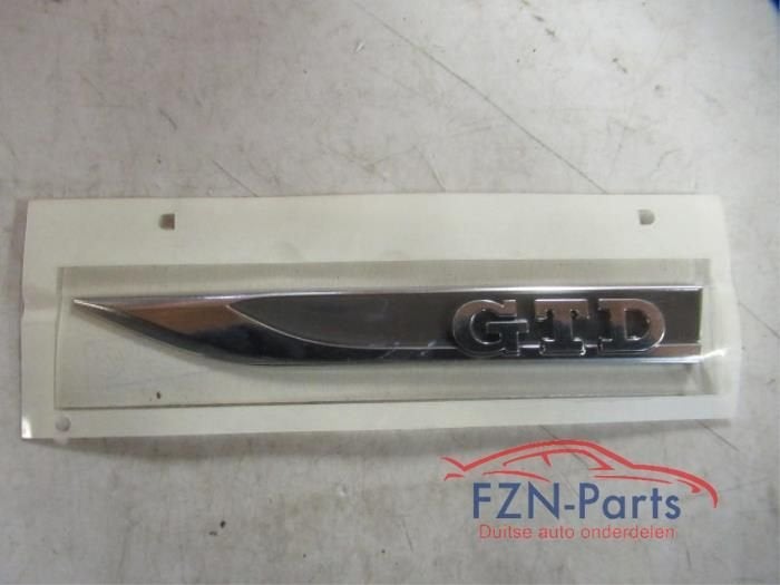 VW Golf 7 GTD Embleem Sticker Logo Zijscherm Links, Ophalen of Verzenden, Gebruikt
