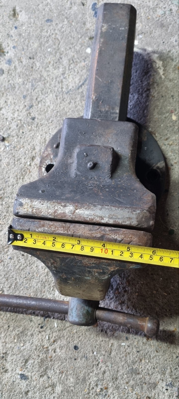 bankschroef, Doe-het-zelf en Verbouw, Ophalen, Gebruikt, Minder dan 70 cm, Bankschroef