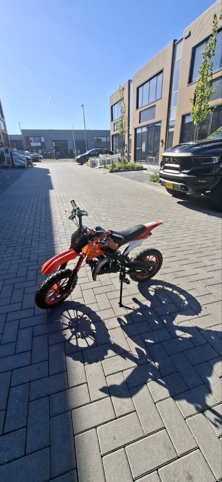 50cc Pitbike in topstaat, Ophalen, 50 cc, Schijfrem, Pitbike