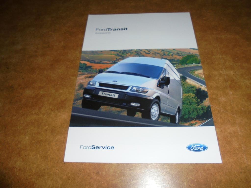 brochure Ford Transit accessoires  2004, Ophalen of Verzenden, Nieuw, Ford