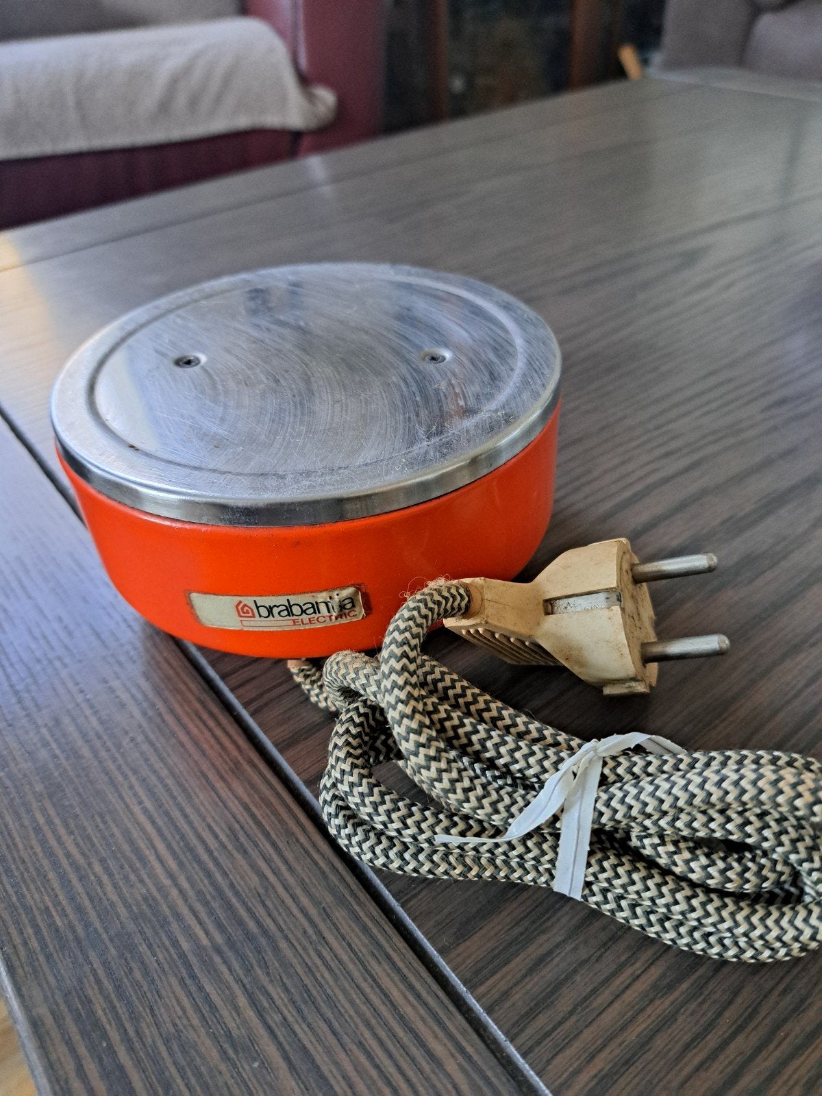 Vintage Brabantia theelichtje / warmhoudplaatje, Ophalen of Verzenden