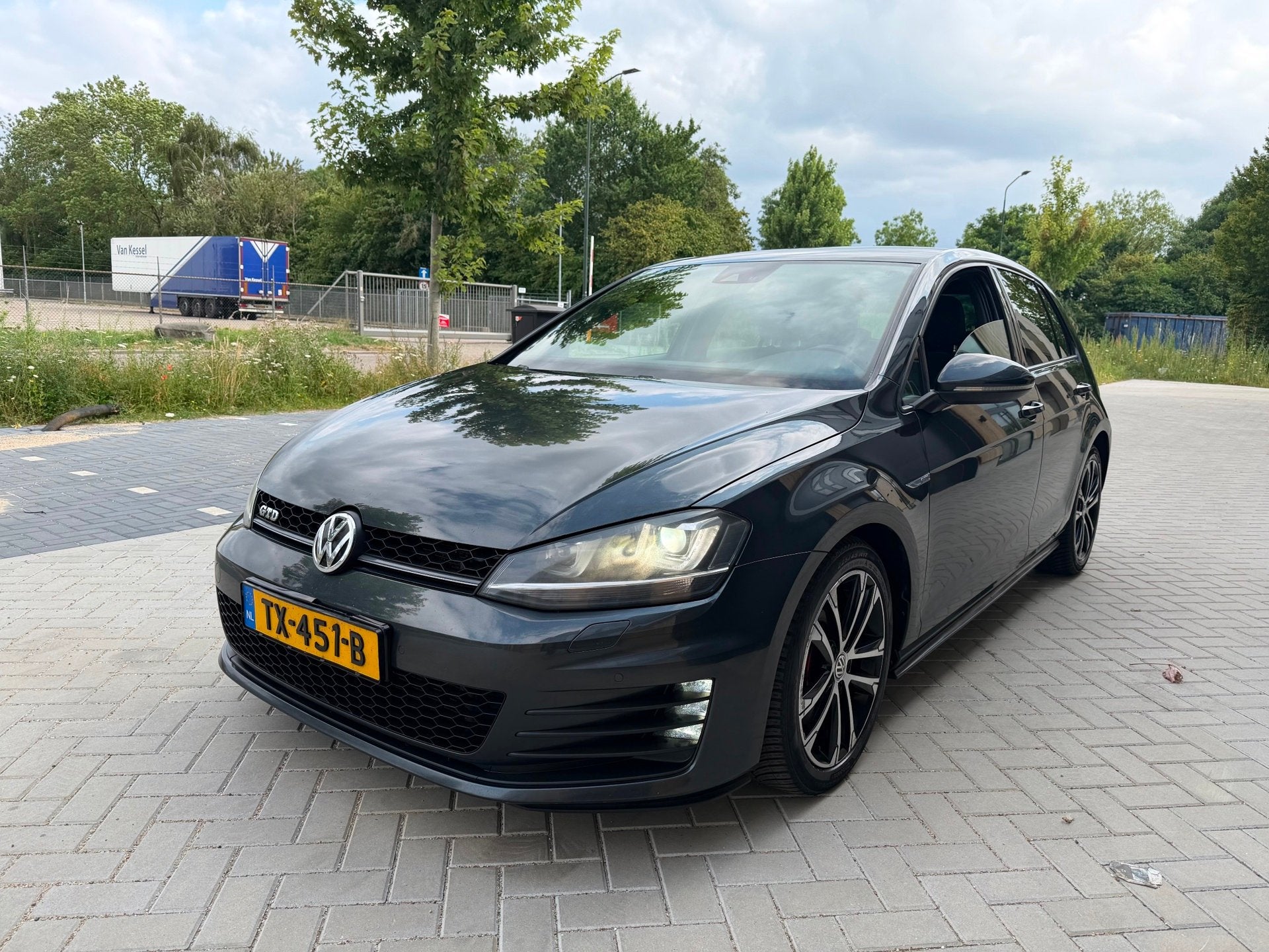 Volkswagen Golf 2.0 TDI GTD 184PK (bj 2014) DSG XENON|NAVI|A, Gebruikt, Euro 6, 4 cilinders, Alcantara