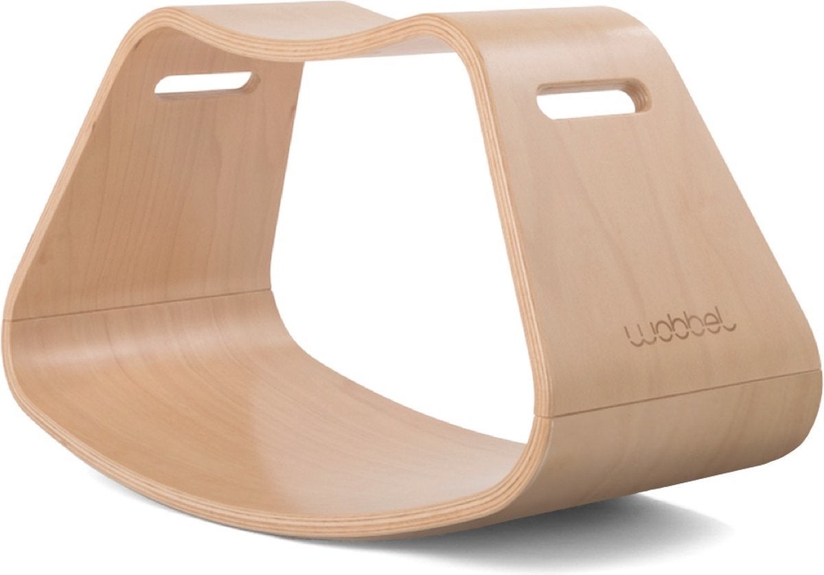 Wobbel open ended hobbelpaard mini roze - Nieuw in doos
