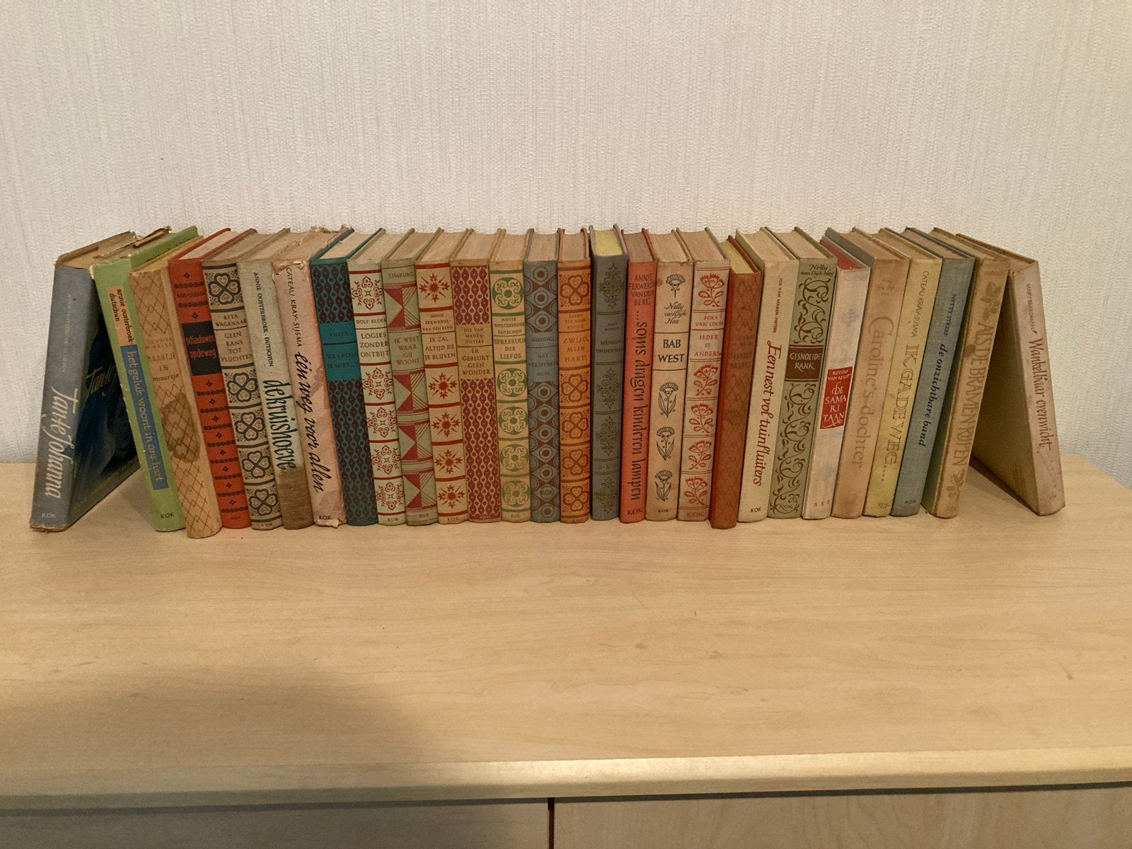 28 oude christelijke romans Kok Kampen jaren 60, vintage