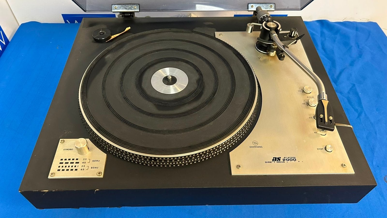 AS System 2000 Direct Drive Platenspeler - Vintage, Overige merken, Gebruikt, ., Pitch-regelaar
