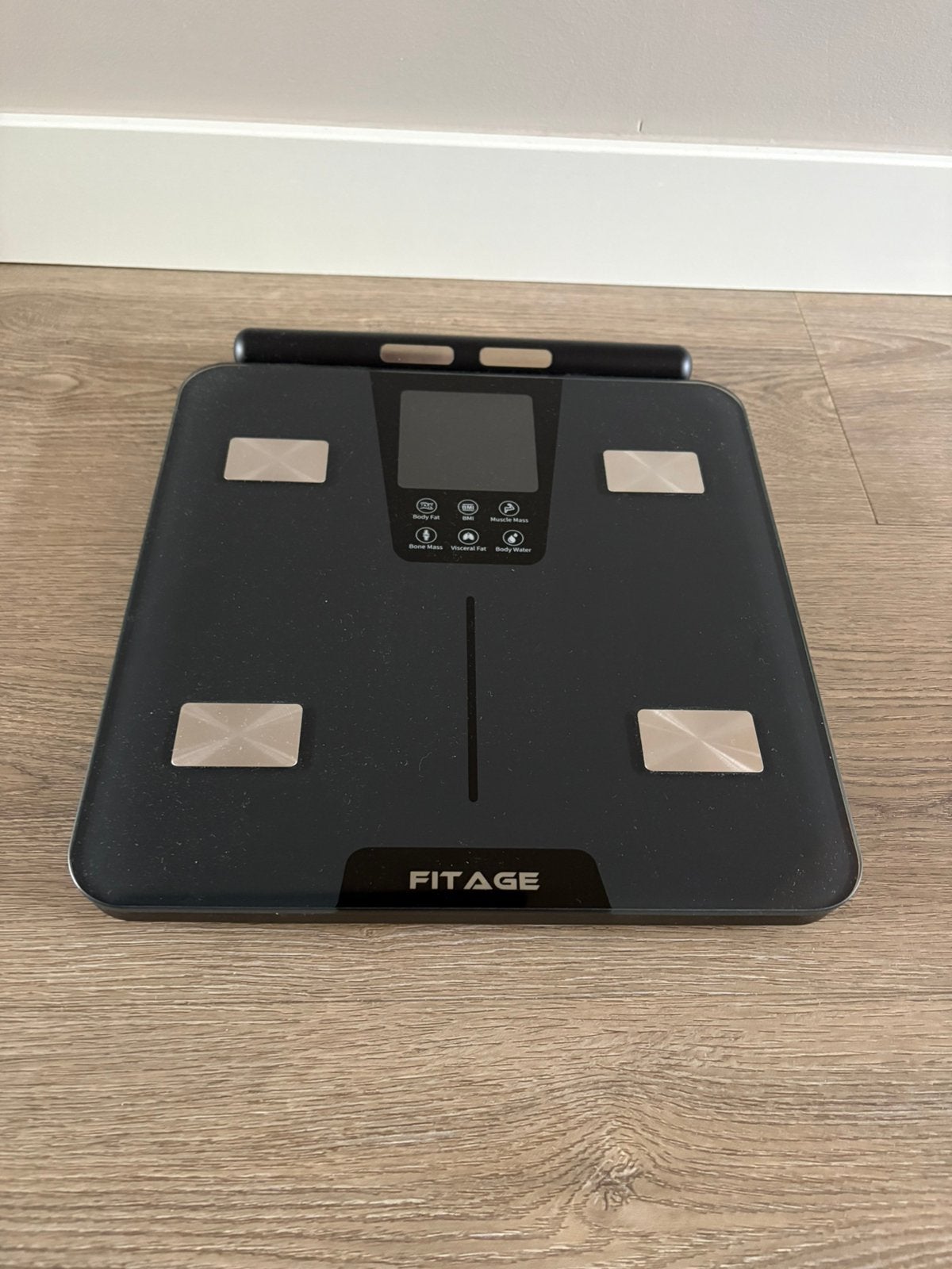 Fitage slimme weegschaal met handvat, Ophalen, 1 tot 500 gram, 100 kg of meer, Zo goed als nieuw