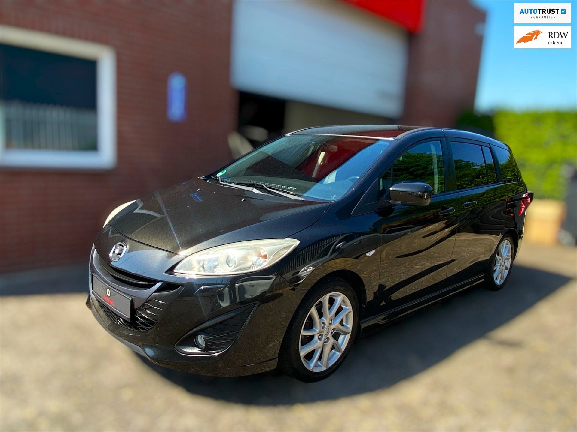Mazda 5 2.0 GT-M Sport/ 7zits/ Leer/trekhaak/Xenon, Auto's, Mazda, Gebruikt, Zwart, 4 cilinders, 150 pk